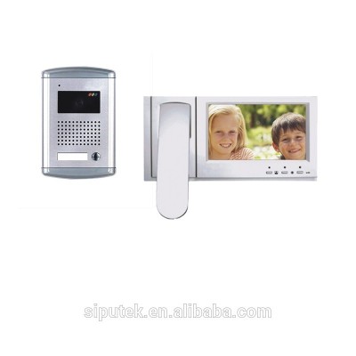 7Inch TFT (Indoor Monitor) color video door phone intercom system