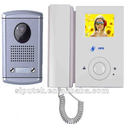 apartment camera door lock with metal case and 4 wires installation