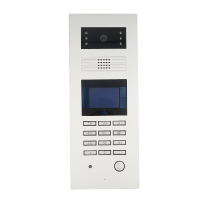 New multi apartments touch screen intercom system TCP/IP video door phone